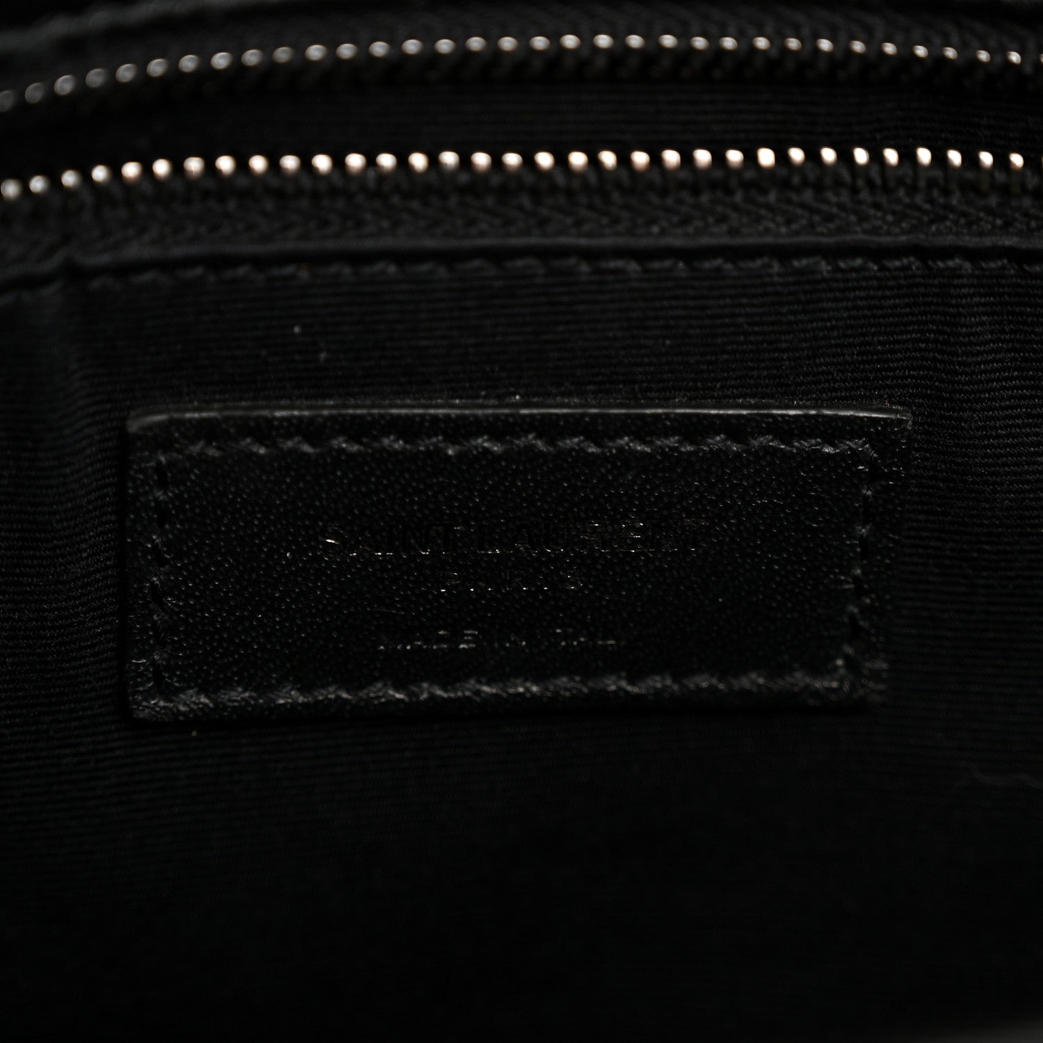 Crinkled Calfskin Monogram Medium Niki Chain Satchel Black