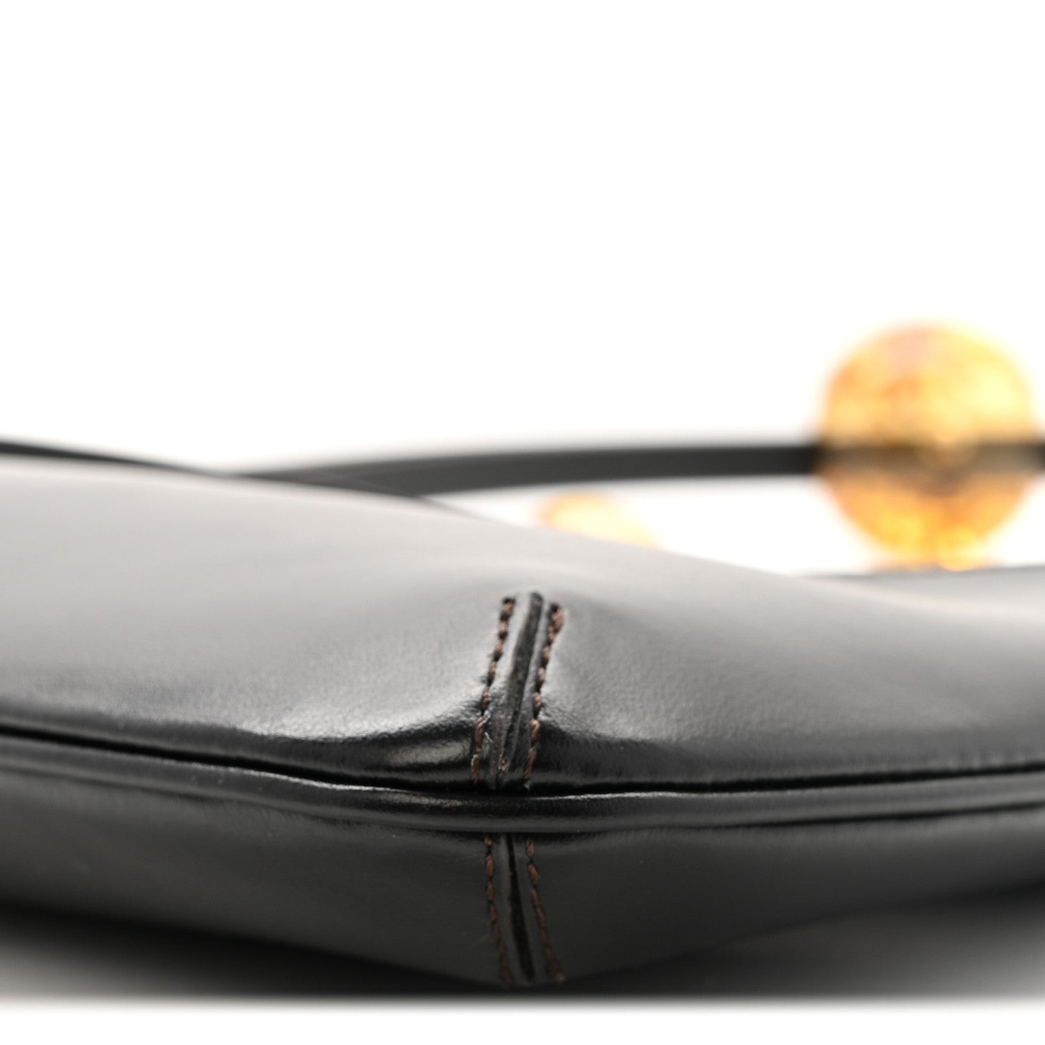 Smooth Calfskin Le Bisou Perle Black