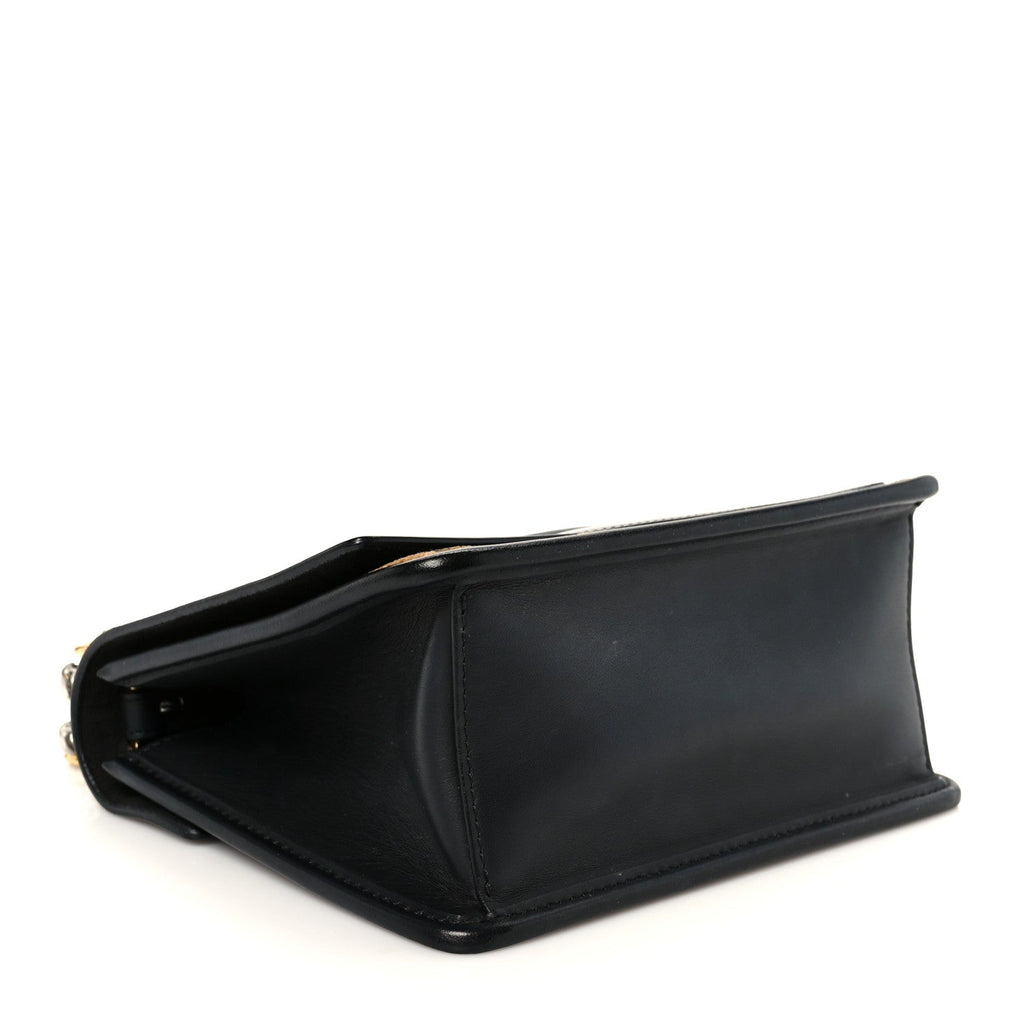 Vitello Century Velvet F is Fendi FF Small Kan I Shoulder Bag Black Tobacco