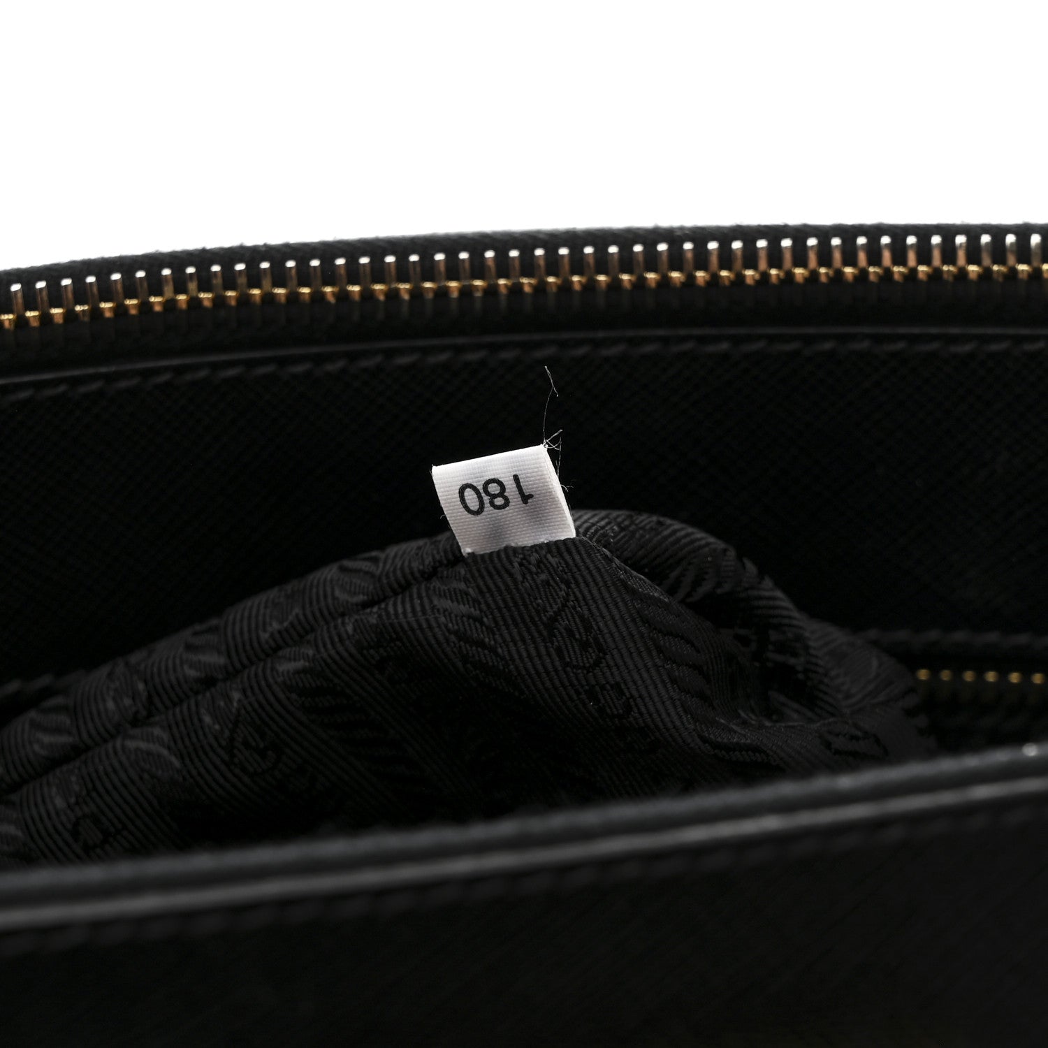 Saffiano Lux Medium Galleria Double Zip Black Black