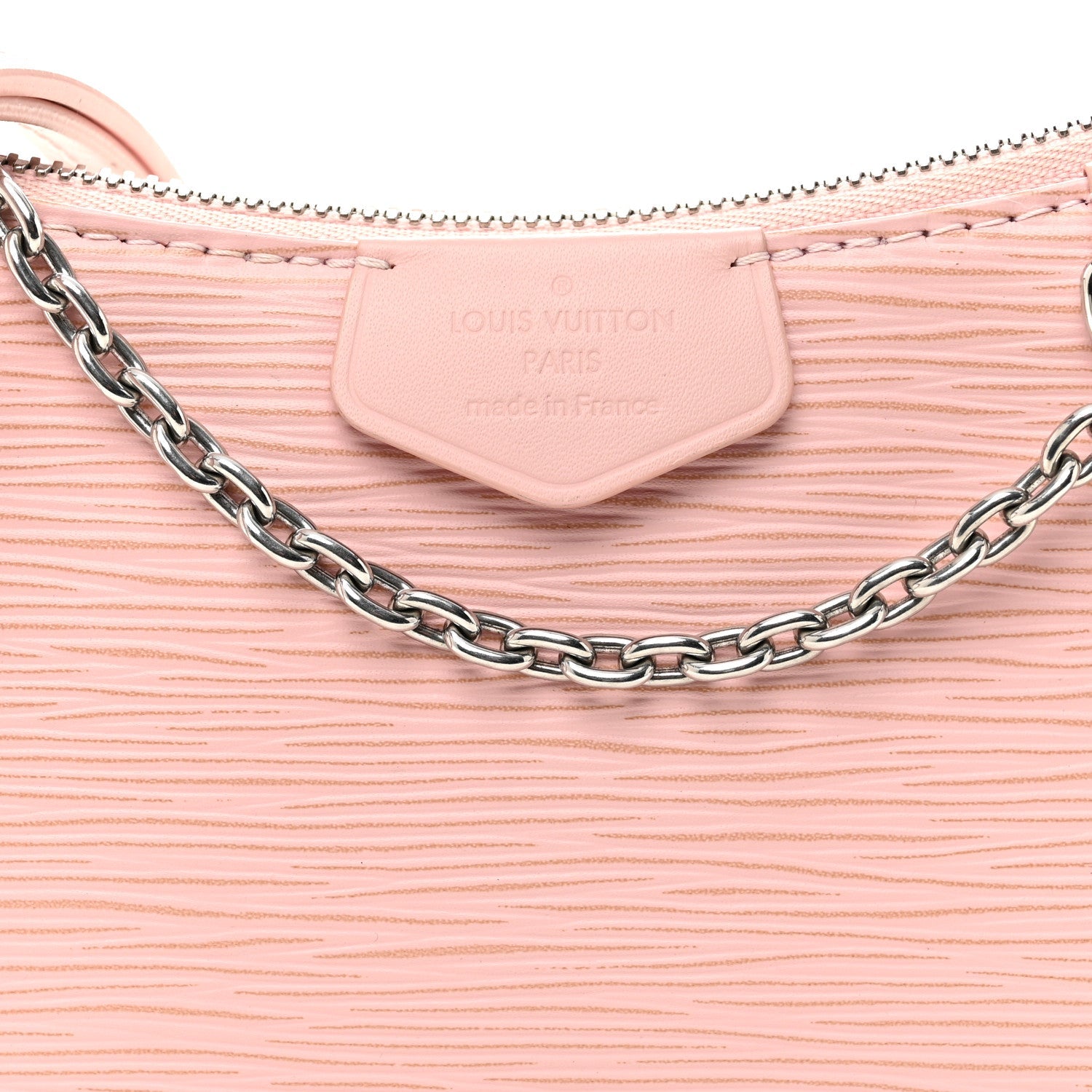 Epi Easy Pouch On Strap Rose Ballerine