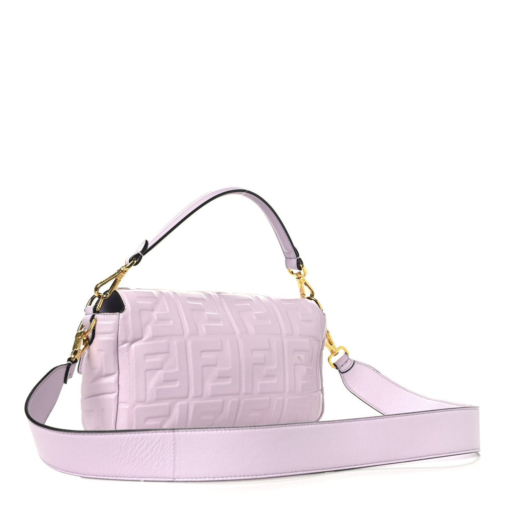 Nappa FF 1974 Embossed Baguette Anemone