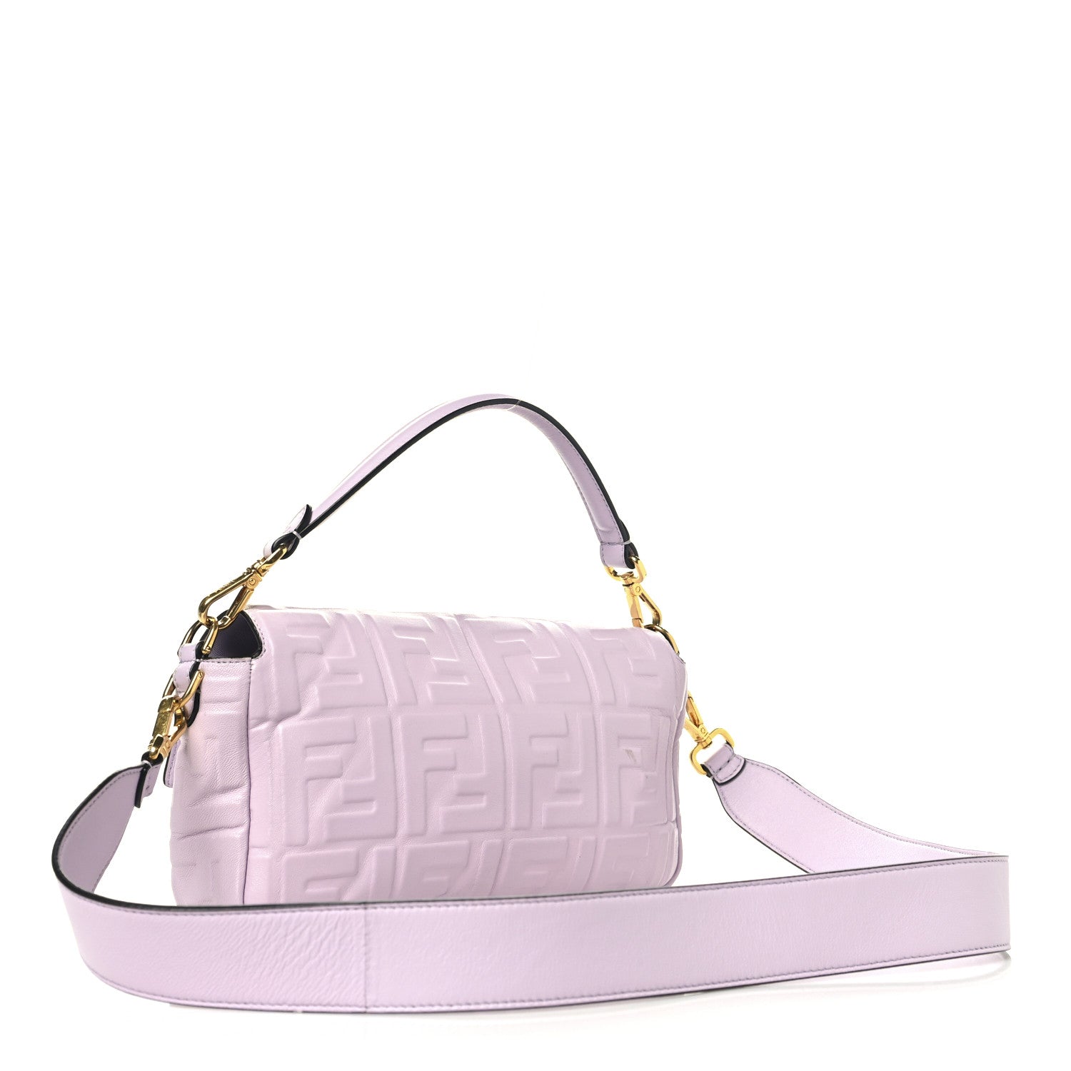 Nappa FF 1974 Embossed Baguette Anemone