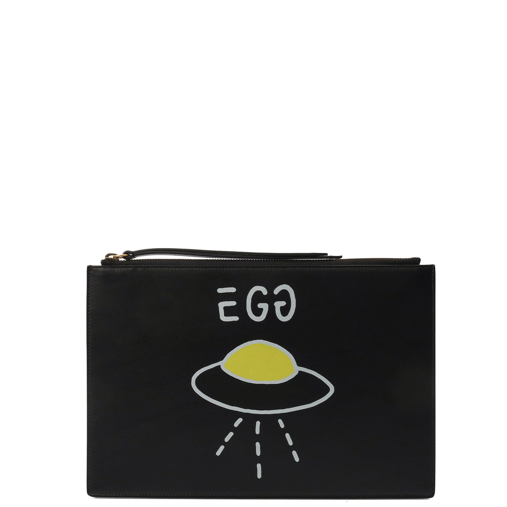 Gucci Clutch Clutch in Black, Leather