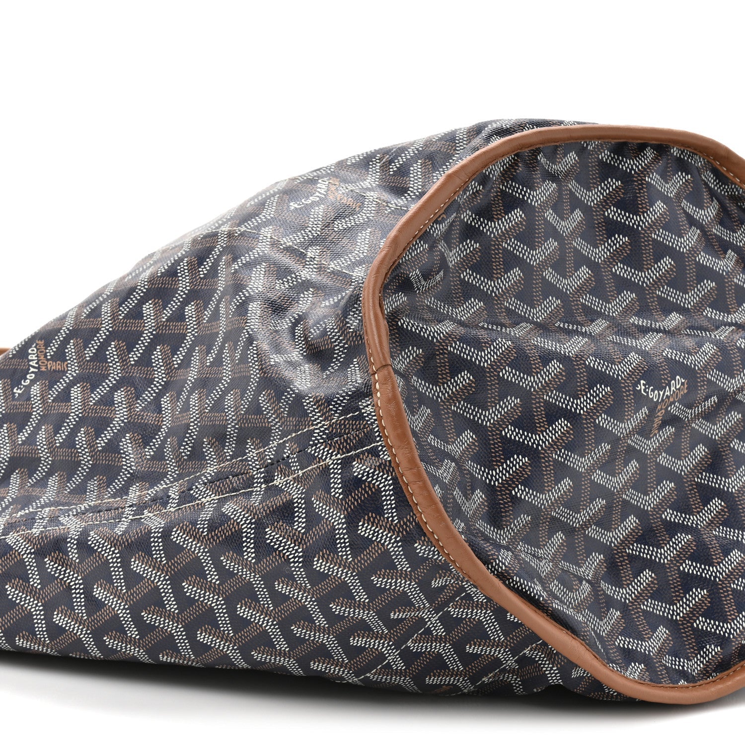 Goyardine Reversible Belharra Navy Gold