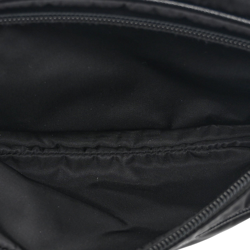 Re-Nylon Saffiano Belt Bag L Black