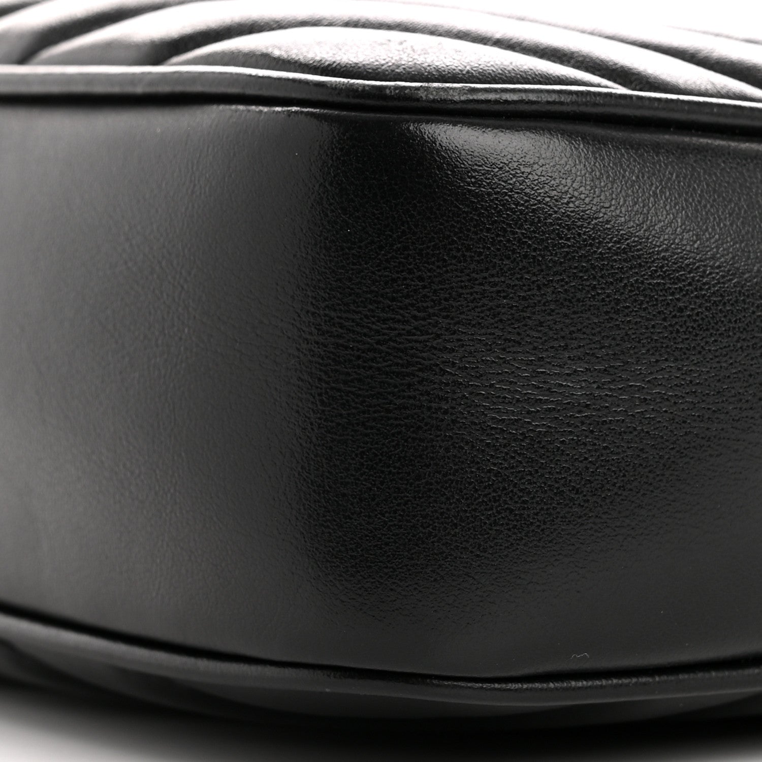 Calfskin Matelasse Monogram Monochrome Lou Camera Bag Black