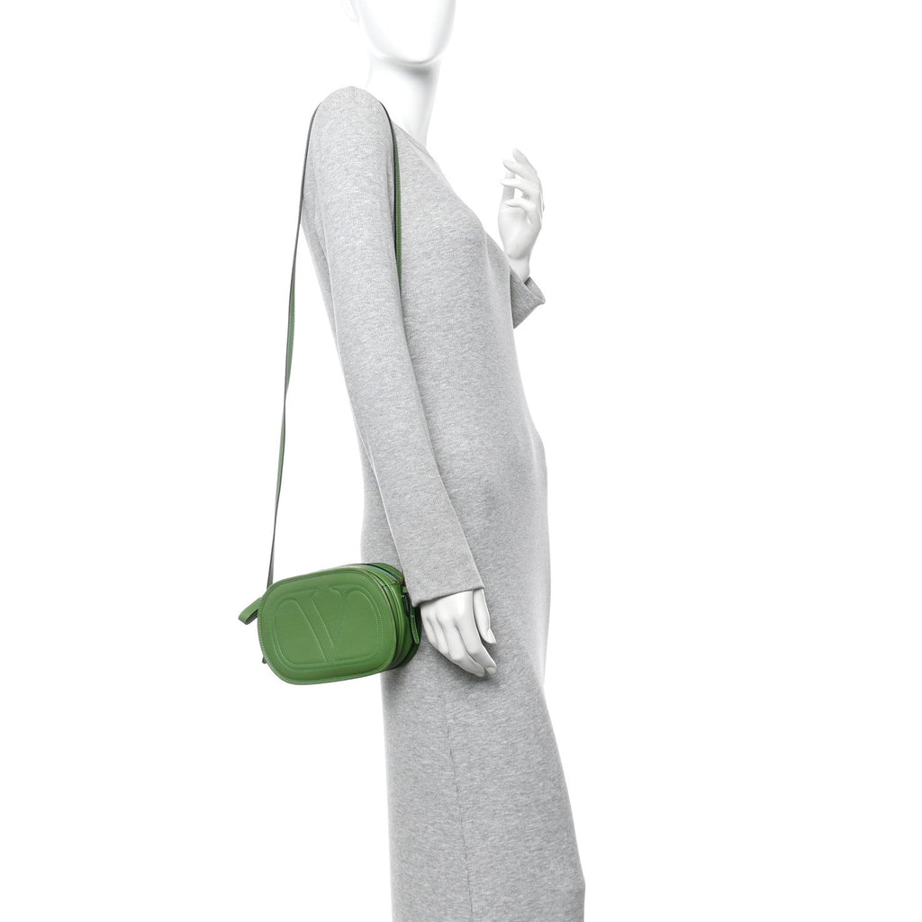 Vitello Small Logo Go Crossbody Bag Clover
