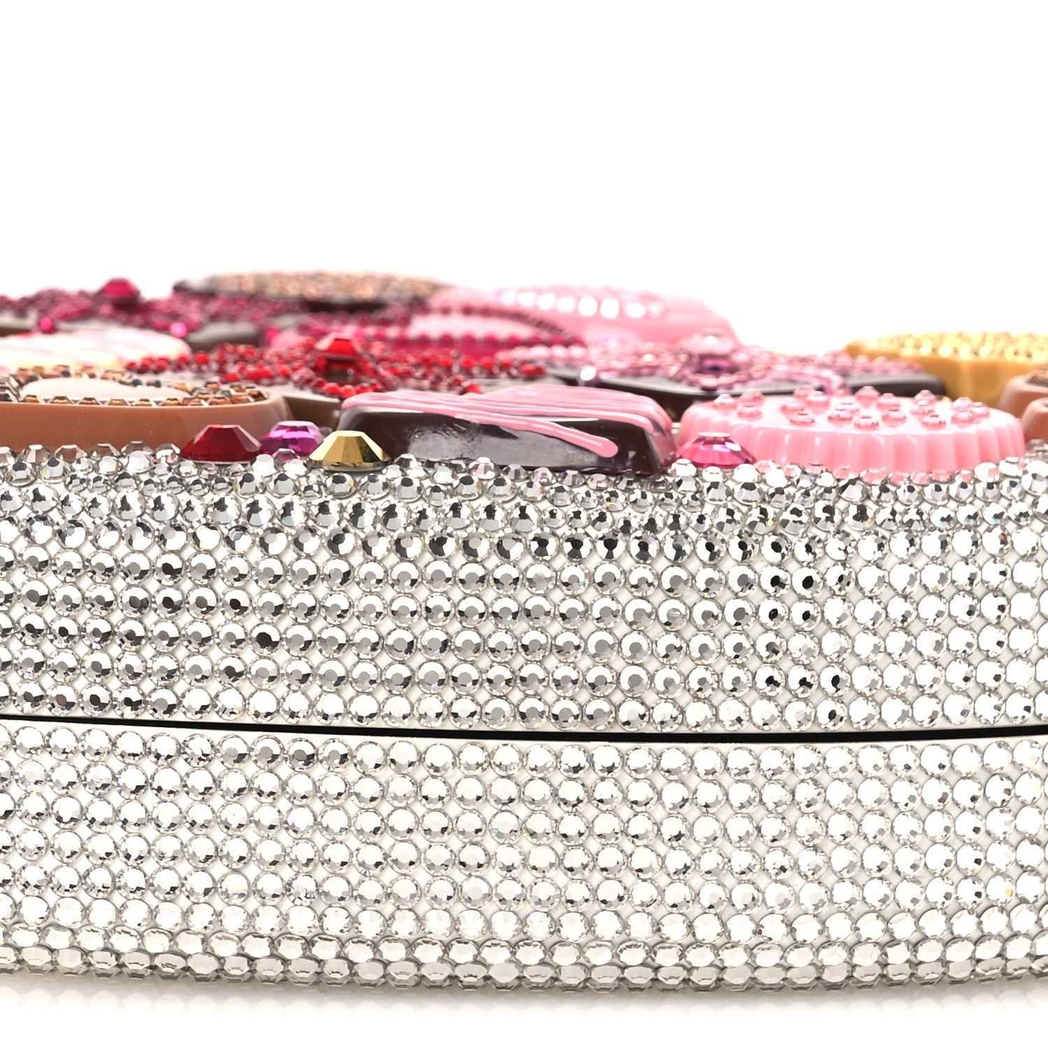 Crystal Heart Chocolate Box Clutch