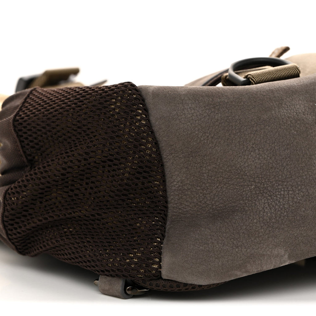 Nylon Nubuck G-Trail Small Sling Bag Taupe Anthracite Sand