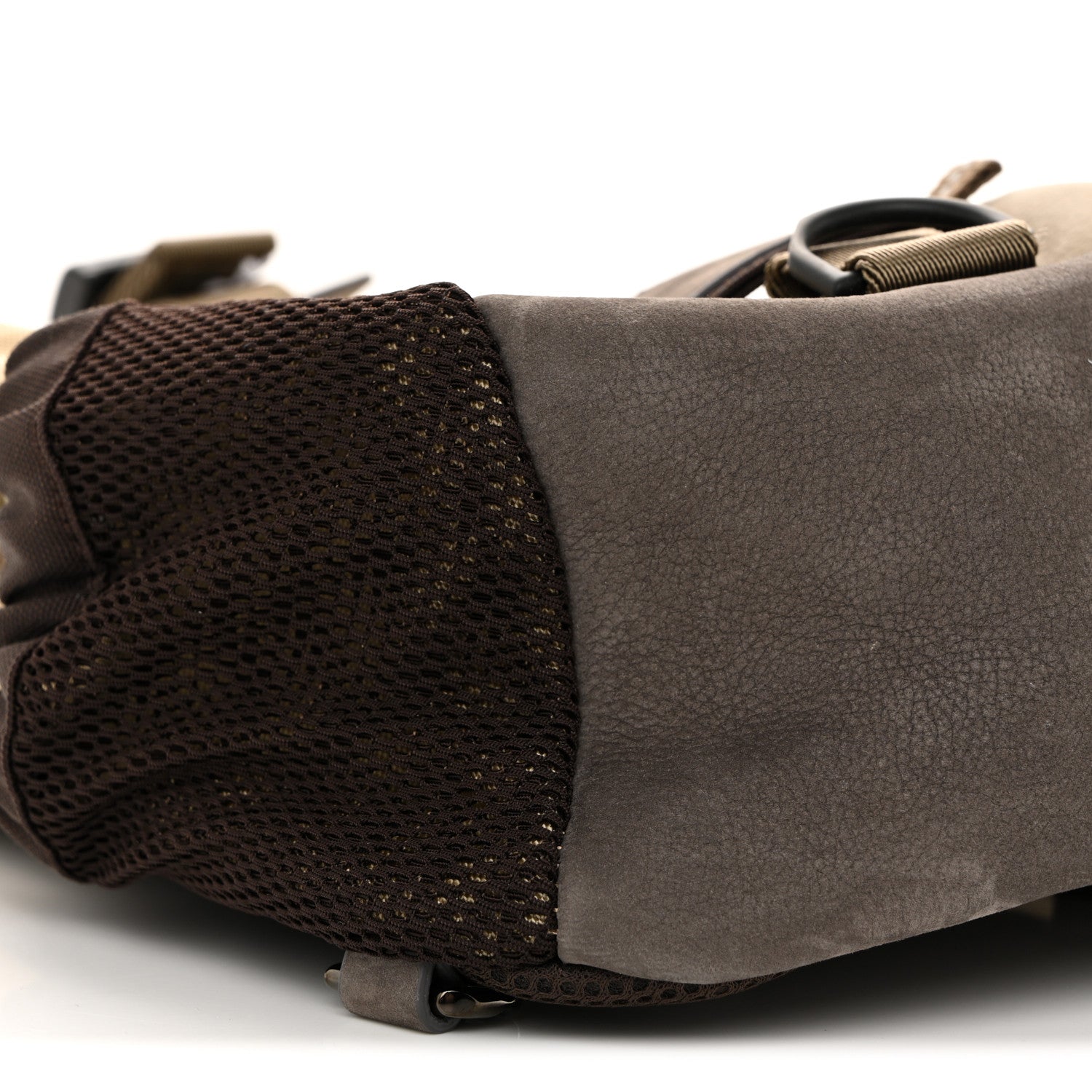 Nylon Nubuck G-Trail Small Sling Bag Taupe Anthracite Sand