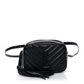 Calfskin Matelasse Monogram Lou Belt Bag Black