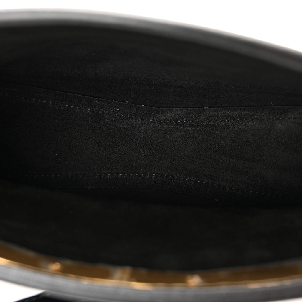 Calfskin Small Le  East West Bag Black