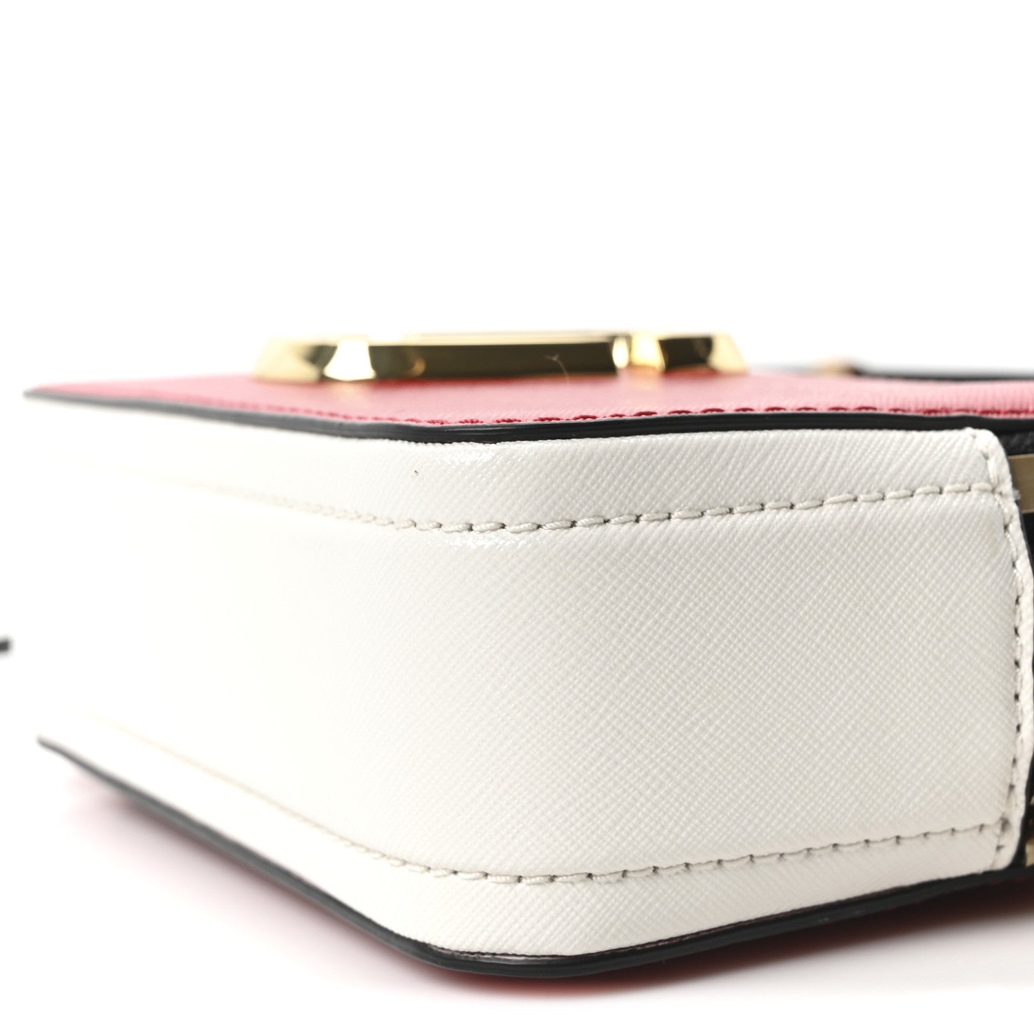 Saffiano Small Snapshot Camera Bag Red Multicolor