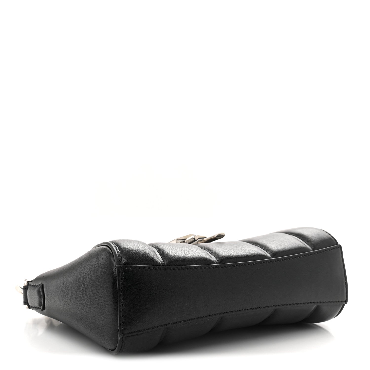 Lambskin XS Lock Antigona Shoulder Bag Black