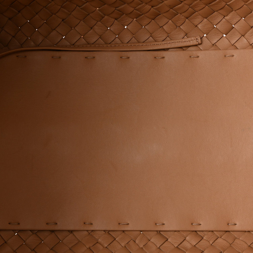 Nappa Intrecciato Medium Paillettes Cabat Beige