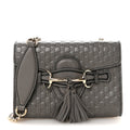 Soft Microguccissima Mini Emily Chain Shoulder Bag Loess