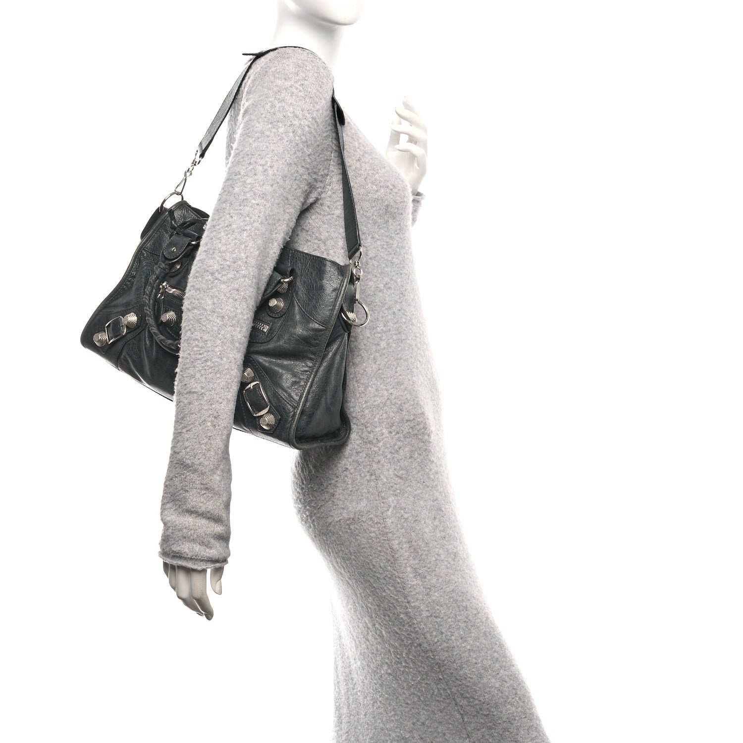 Agneau Giant 21 Silver Hardware City Anthracite