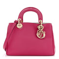 Calfskin Mini Diorissimo Tote Fuchsia