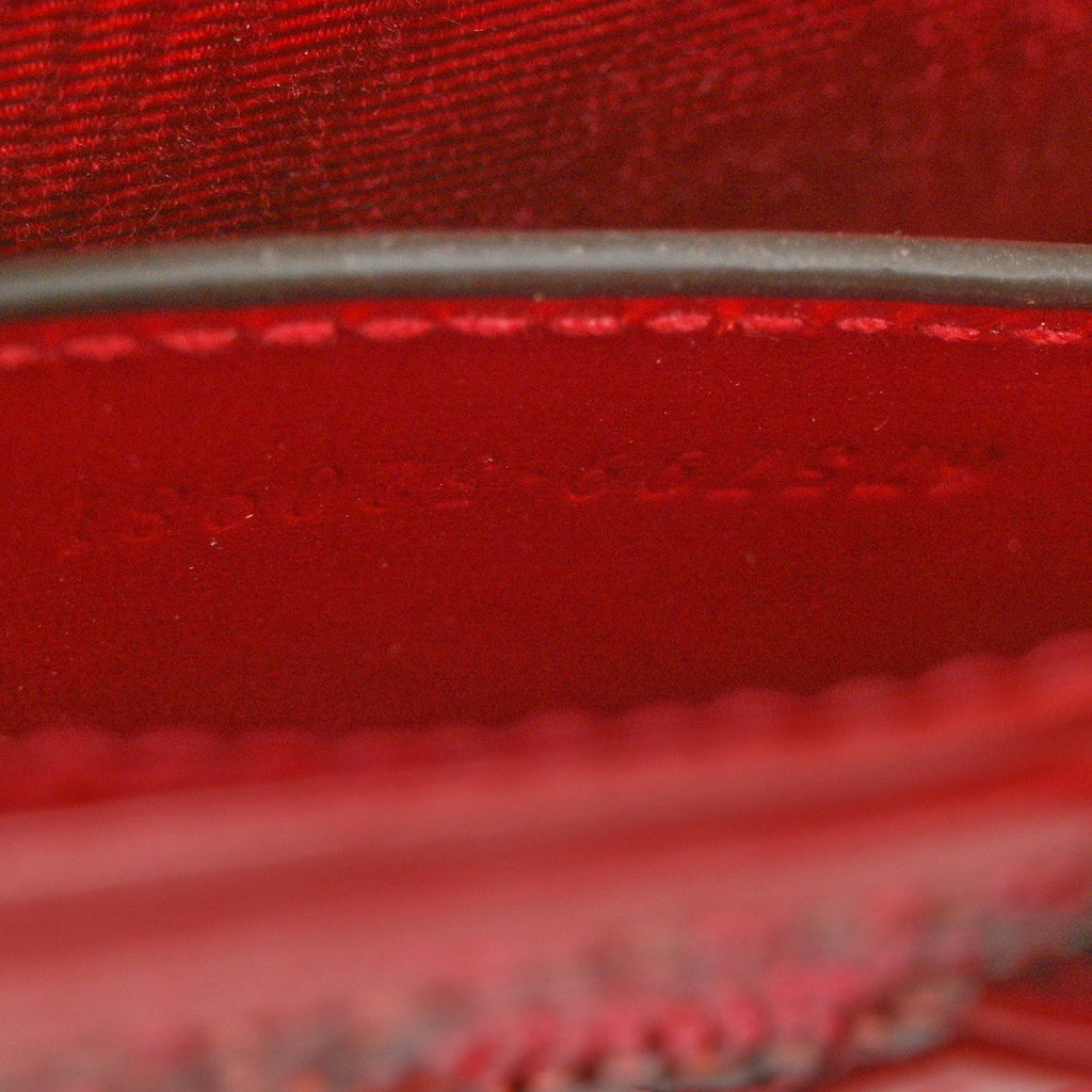 Calfskin Beaded Embroidery GG Monogram Mini Jackie 1961 Cherry Red