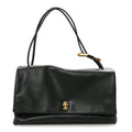 Calfskin Large Dual Shoulder Bag Green