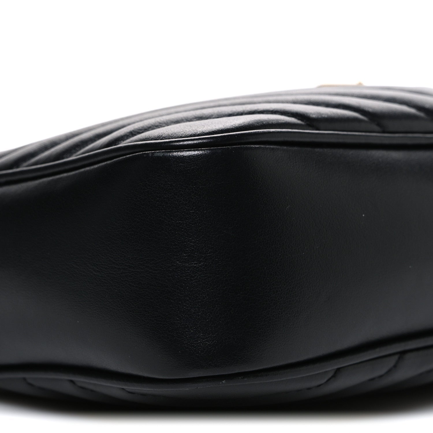 Calfskin Matelasse Monogram Lou Camera Bag Black