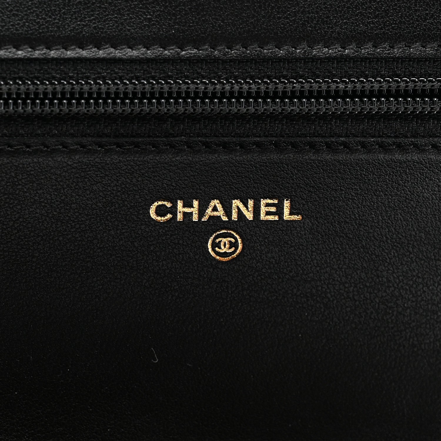 Caviar Quilted Boy Wallet On Chain WOC Black