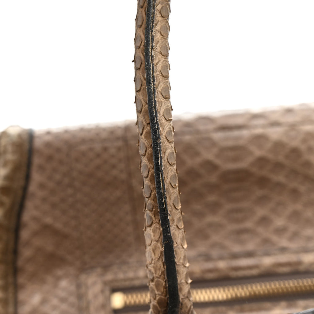 Snakeskin Mini Luggage Grey