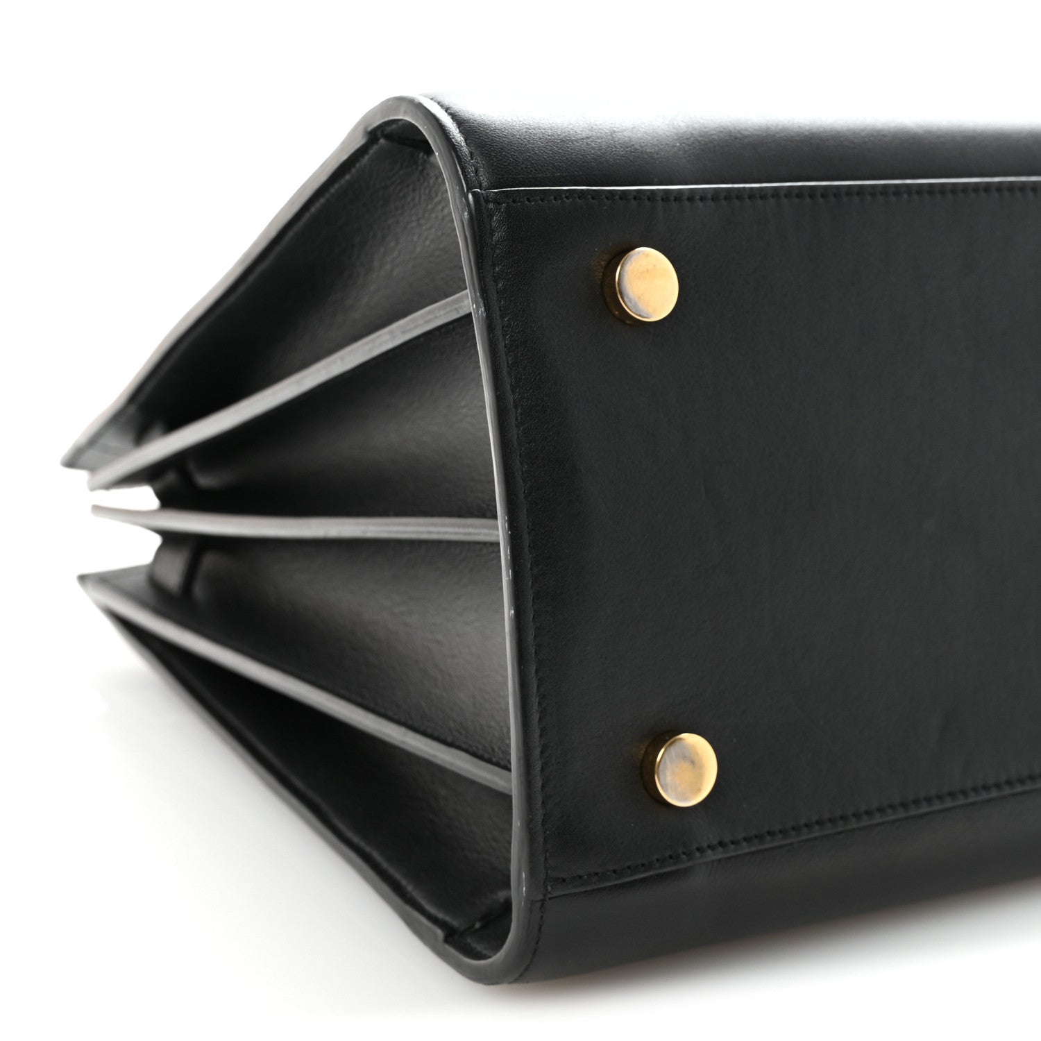 Smooth Calfskin Small Sac De Jour Black