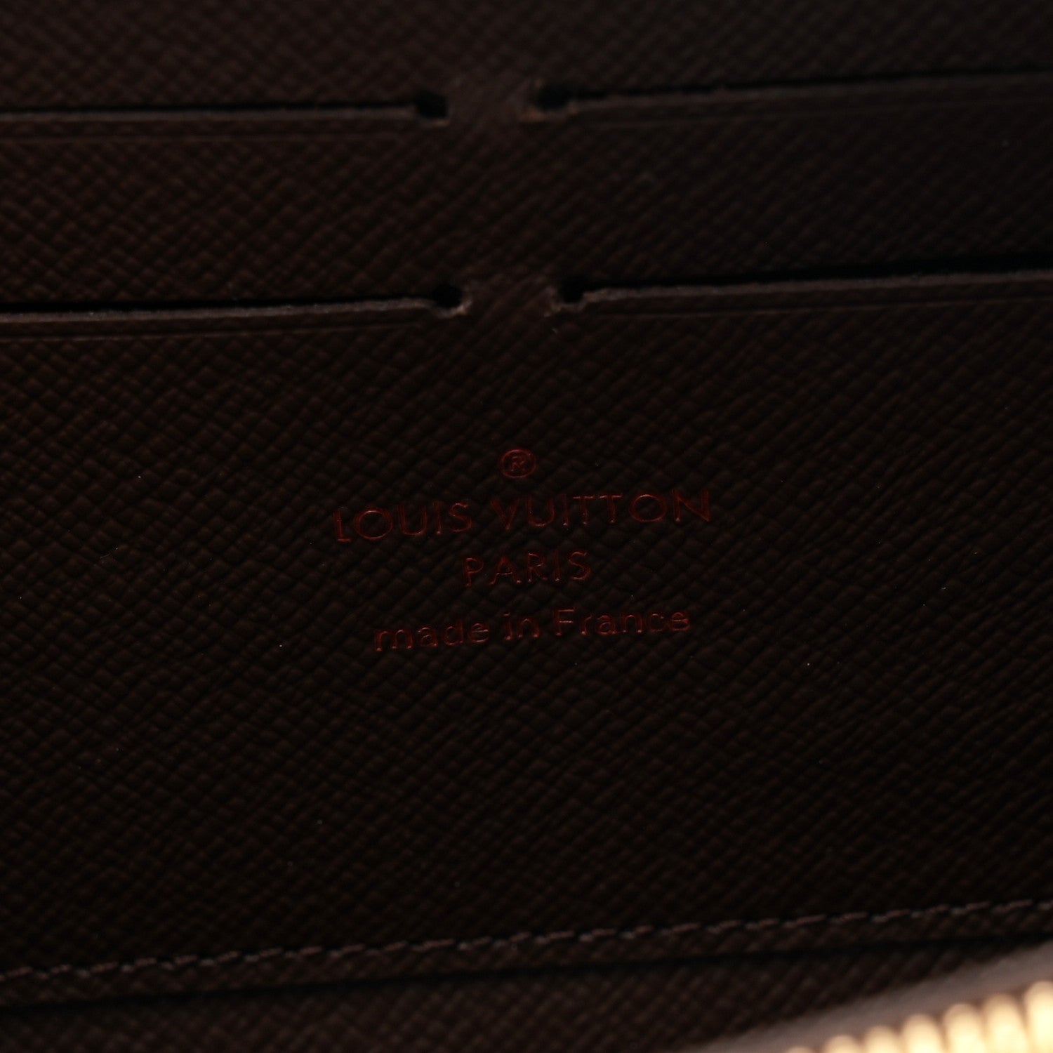 Damier Ebene Zippy Wallet