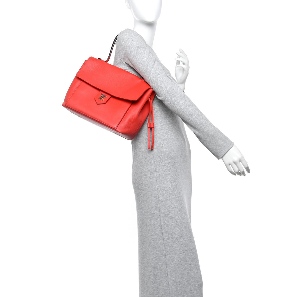 Calfskin Lockme PM Rouge
