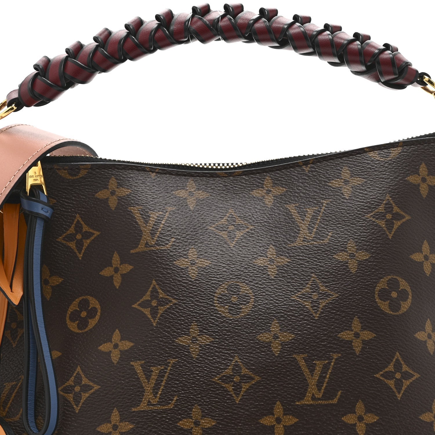 Monogram Beaubourg Hobo Mini Bordeaux Red Peach Safran Blue Jean Blue