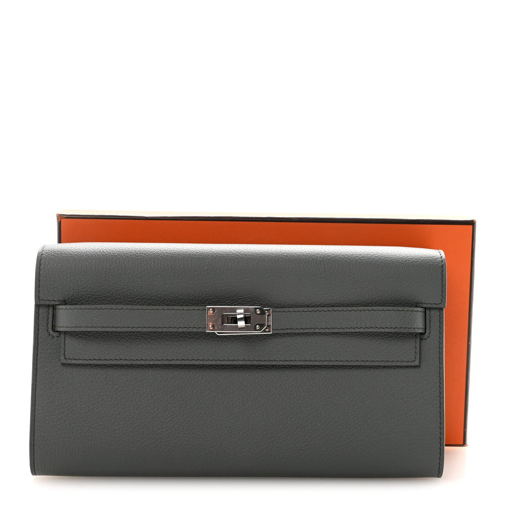 Evercolor Kelly Wallet To Go Vert Amande