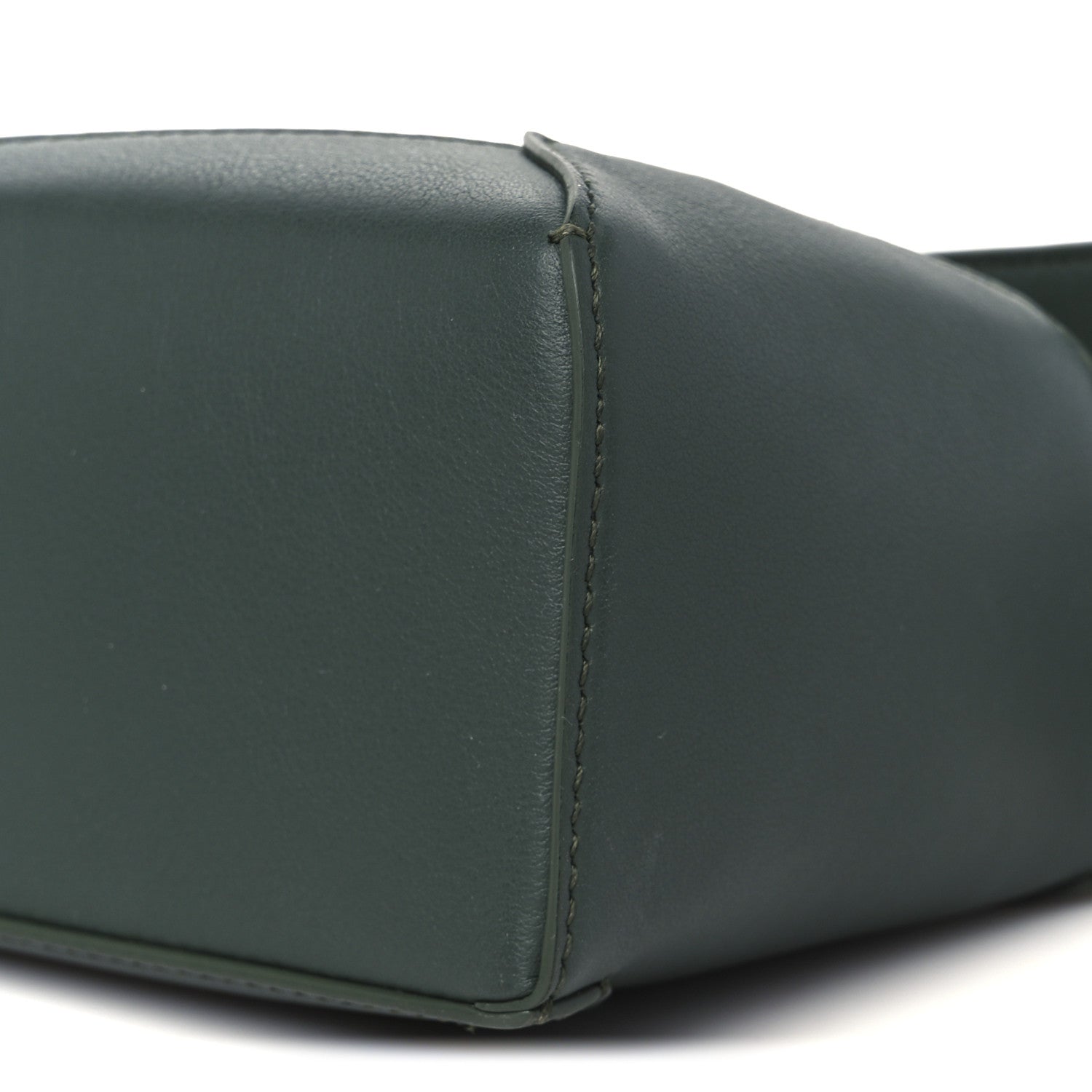 Calfskin Mini Puzzle Edge Bag Vintage Khaki