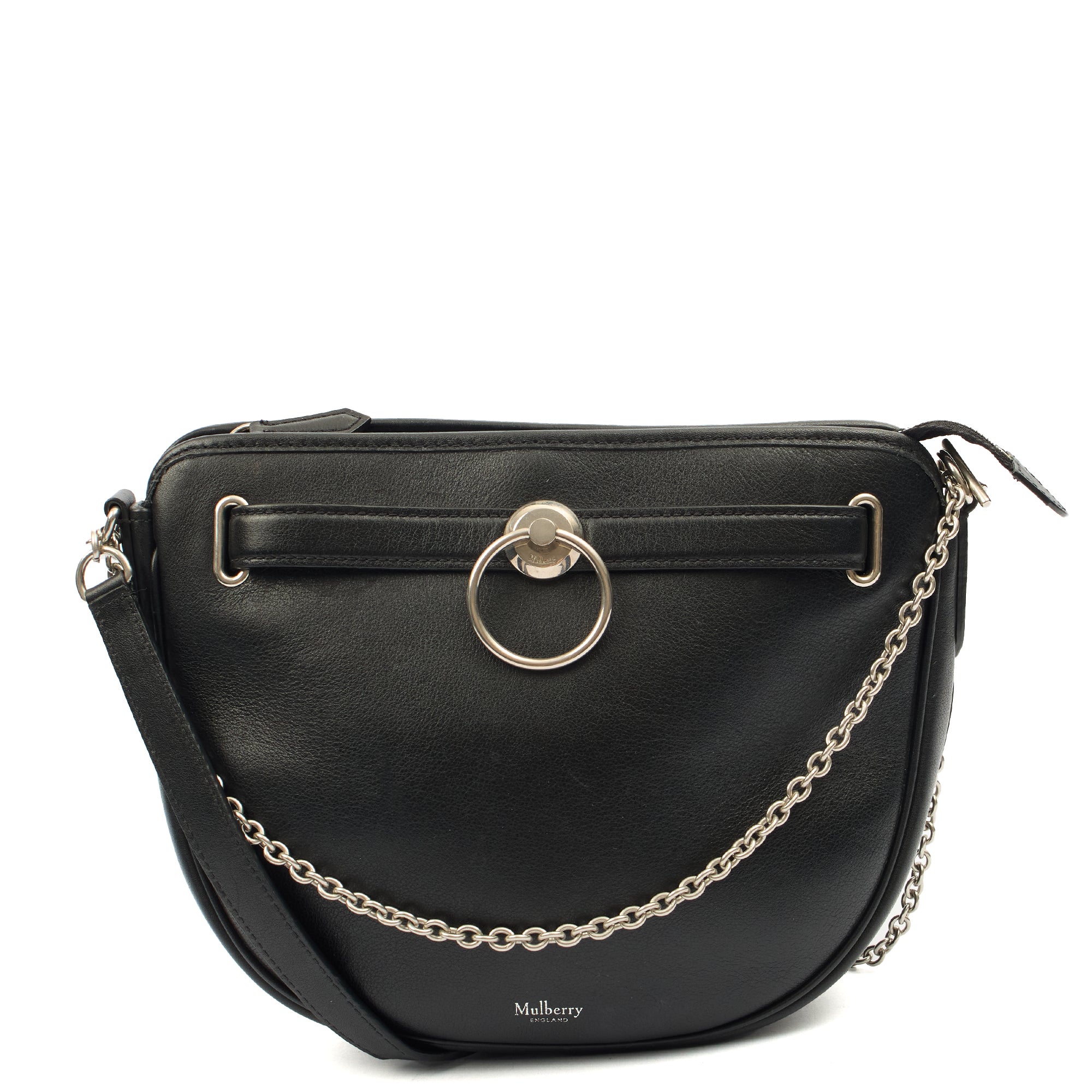 Mulberry Cross Body Brockwell in Black, Leather