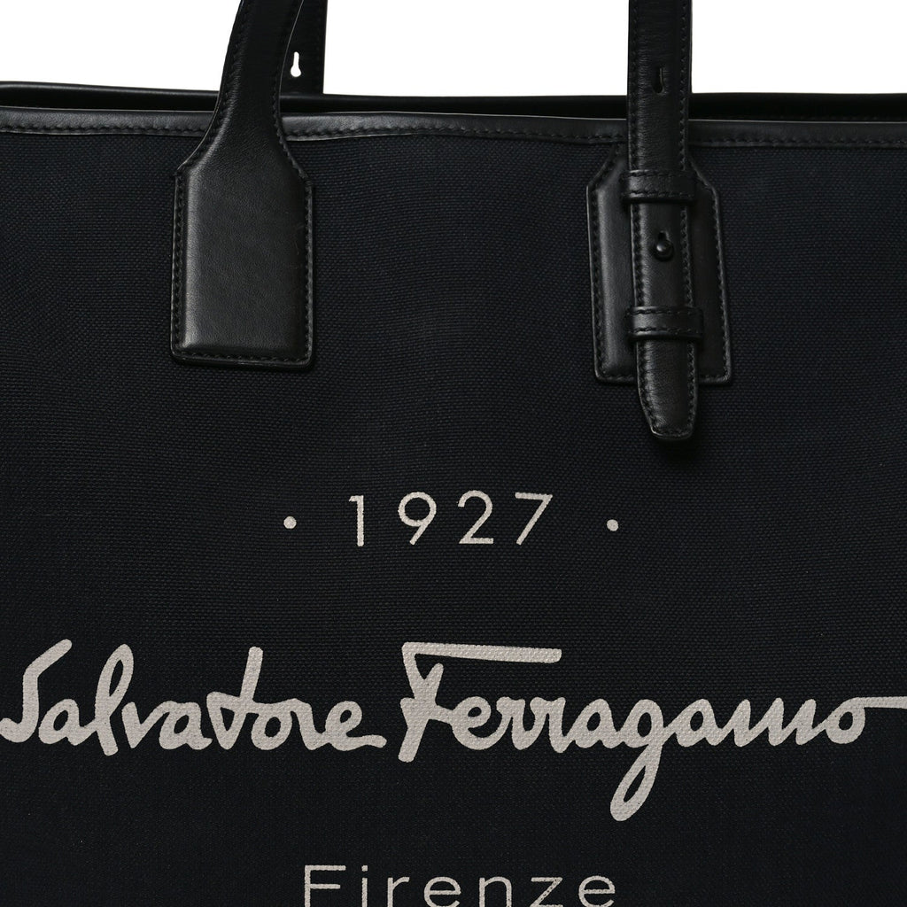 Canvas 1927 Signature Tote Black