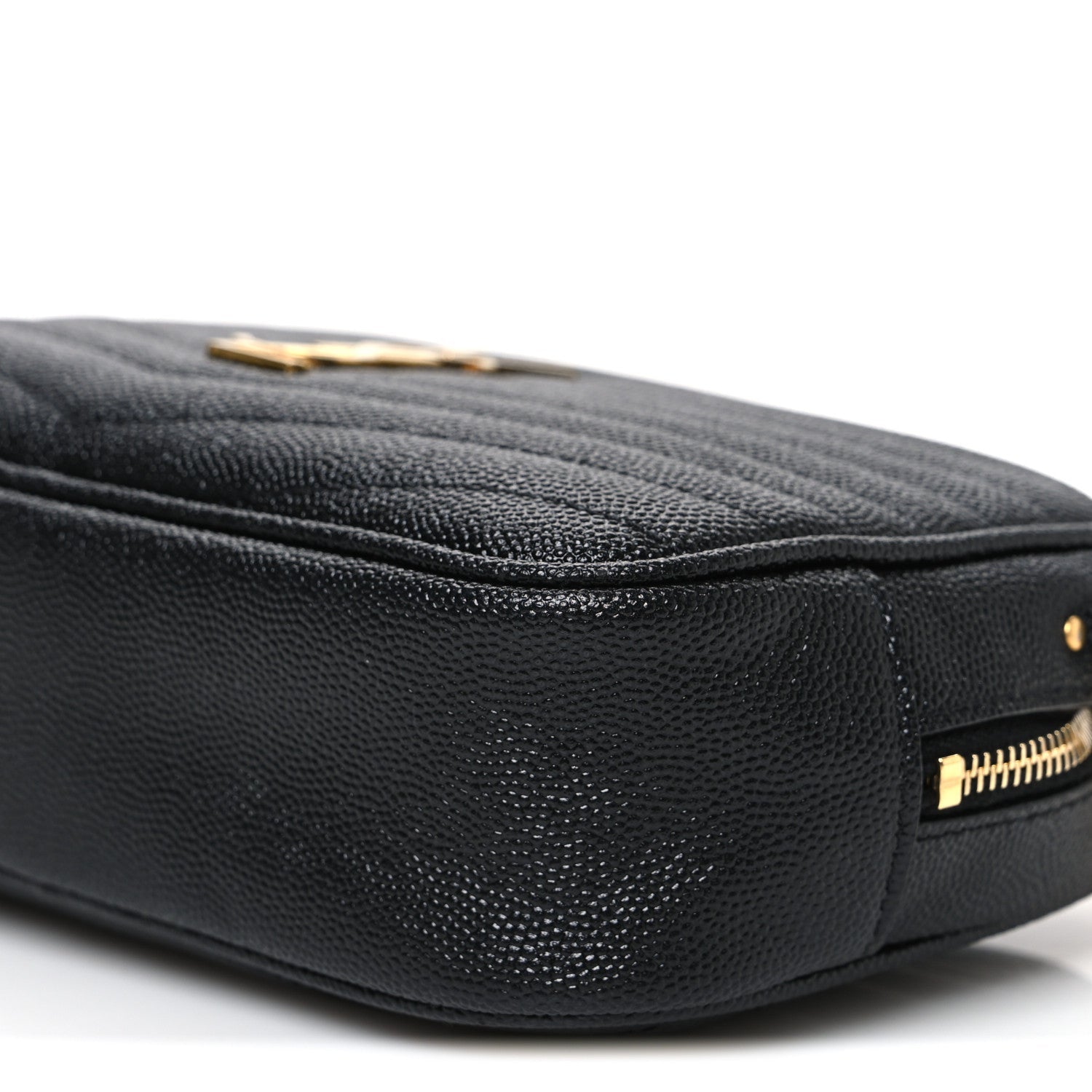 Grain De Poudre Matelasse Monogram Mini Lou Camera Bag Black