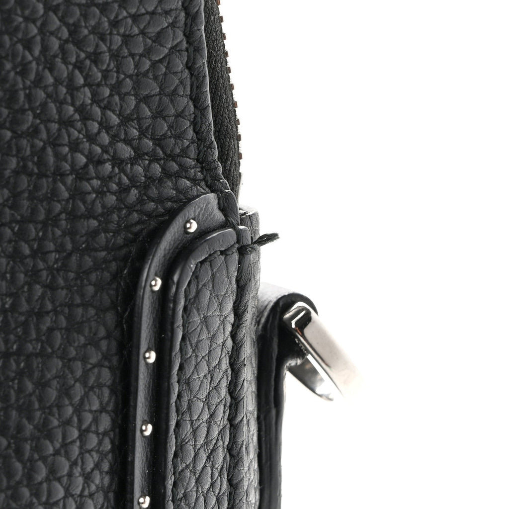 Calfskin Studded Firenze Briefcase Black