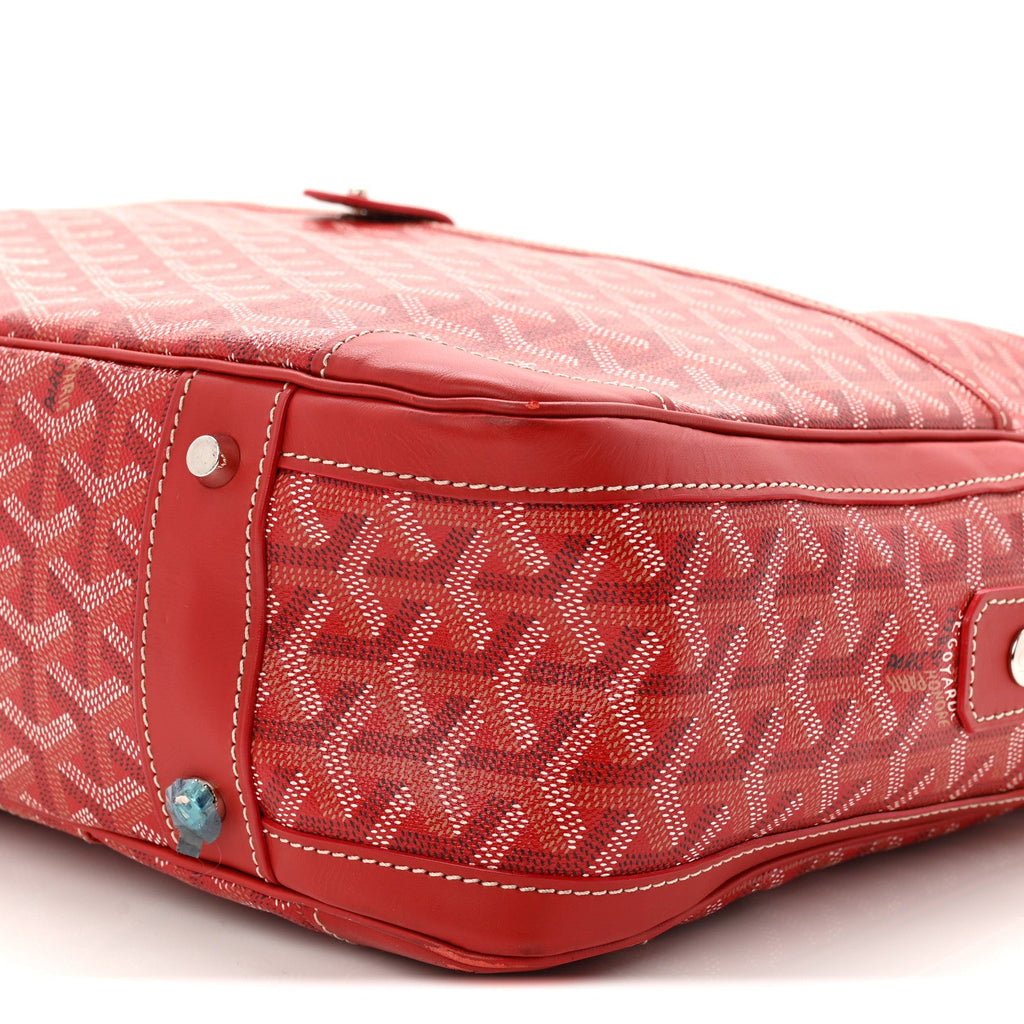 Goyardine Ambassade MM Briefcase Red