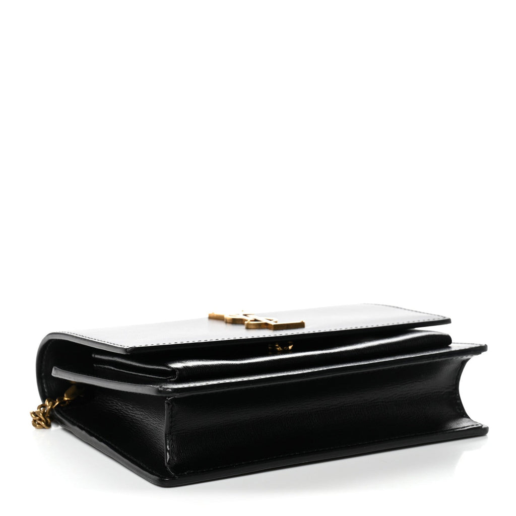 Calfskin Monogram Sunset Chain Wallet Black