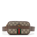 GG Supreme Monogram Ophidia Belted iPhone Case 85 34 Dark Brown