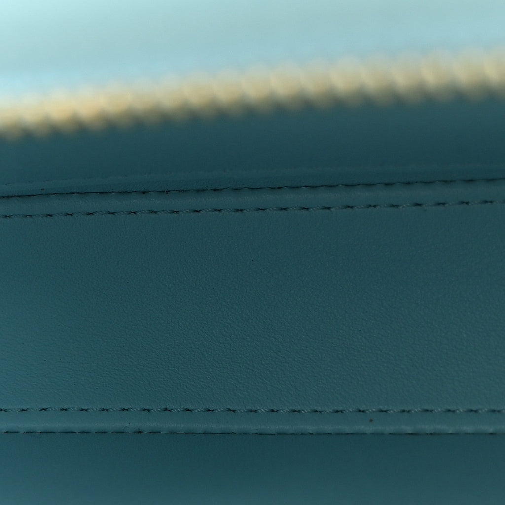 Shiny Calfskin Medium Tilly Triomphe Shoulder Bag Light Blue