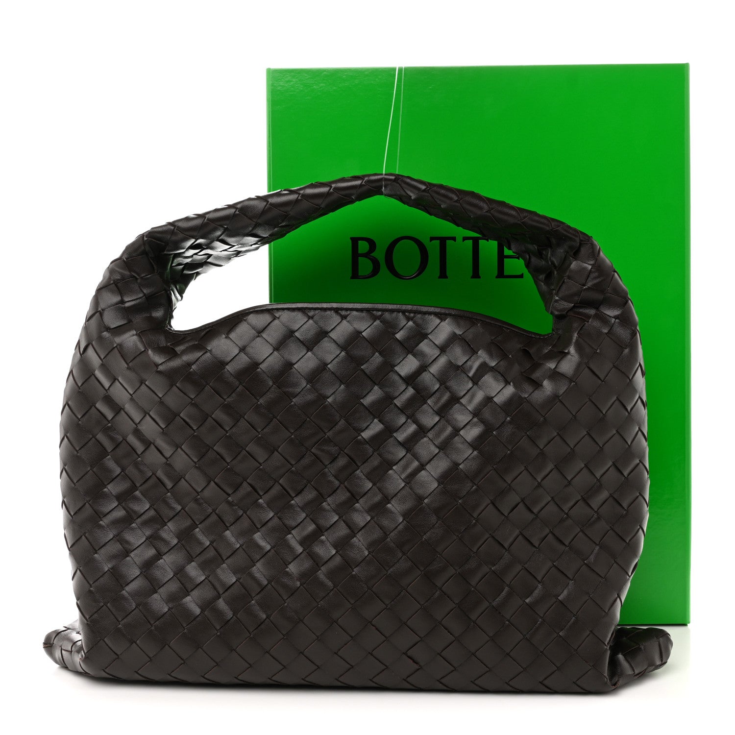 Calfskin Intrecciato Small Hop Fondant