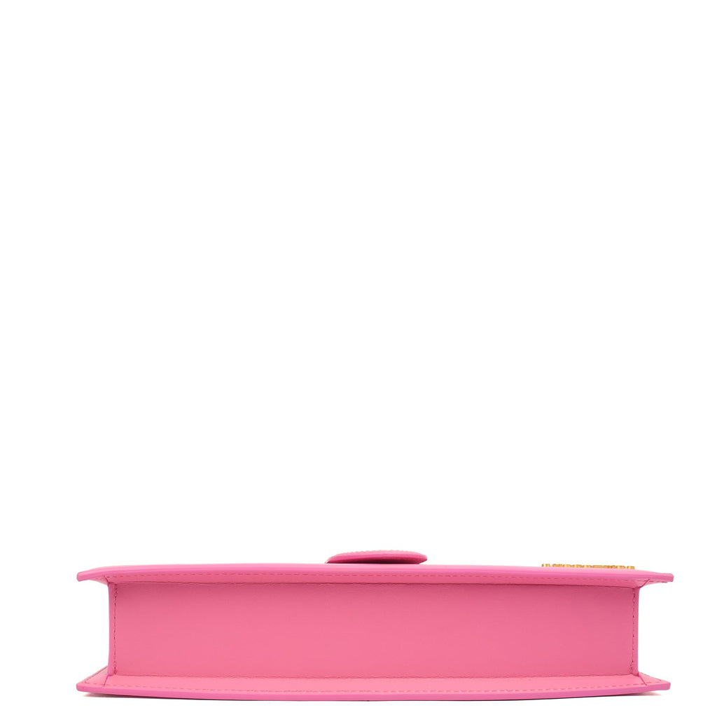 Jacquemus Shoulder Bag Le Bambino Long in Pink, Leather