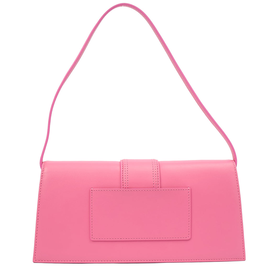 Jacquemus Shoulder Bag Le Bambino Long in Pink, Leather