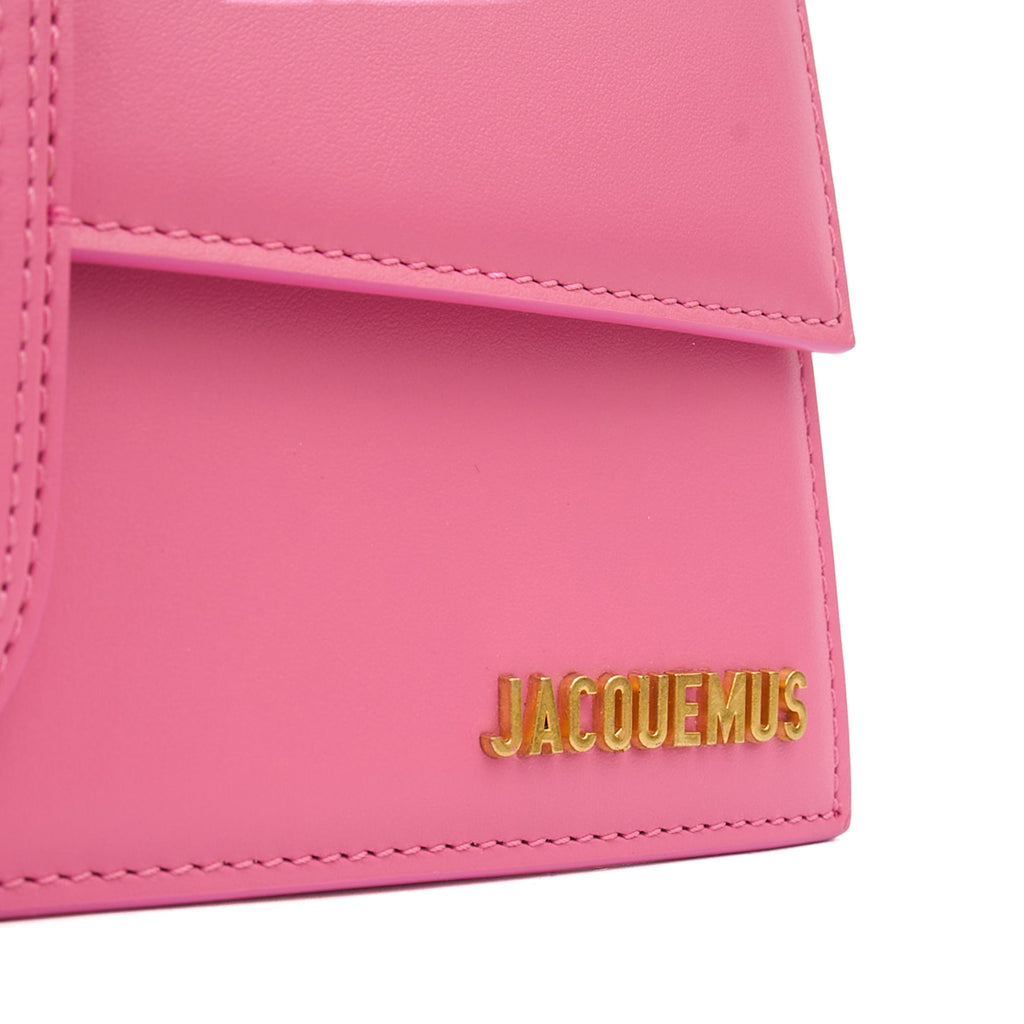 Jacquemus Shoulder Bag Le Bambino Long in Pink, Leather