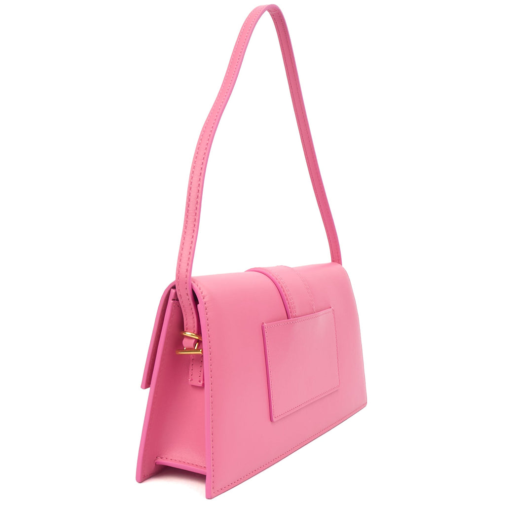 Jacquemus Shoulder Bag Le Bambino Long in Pink, Leather
