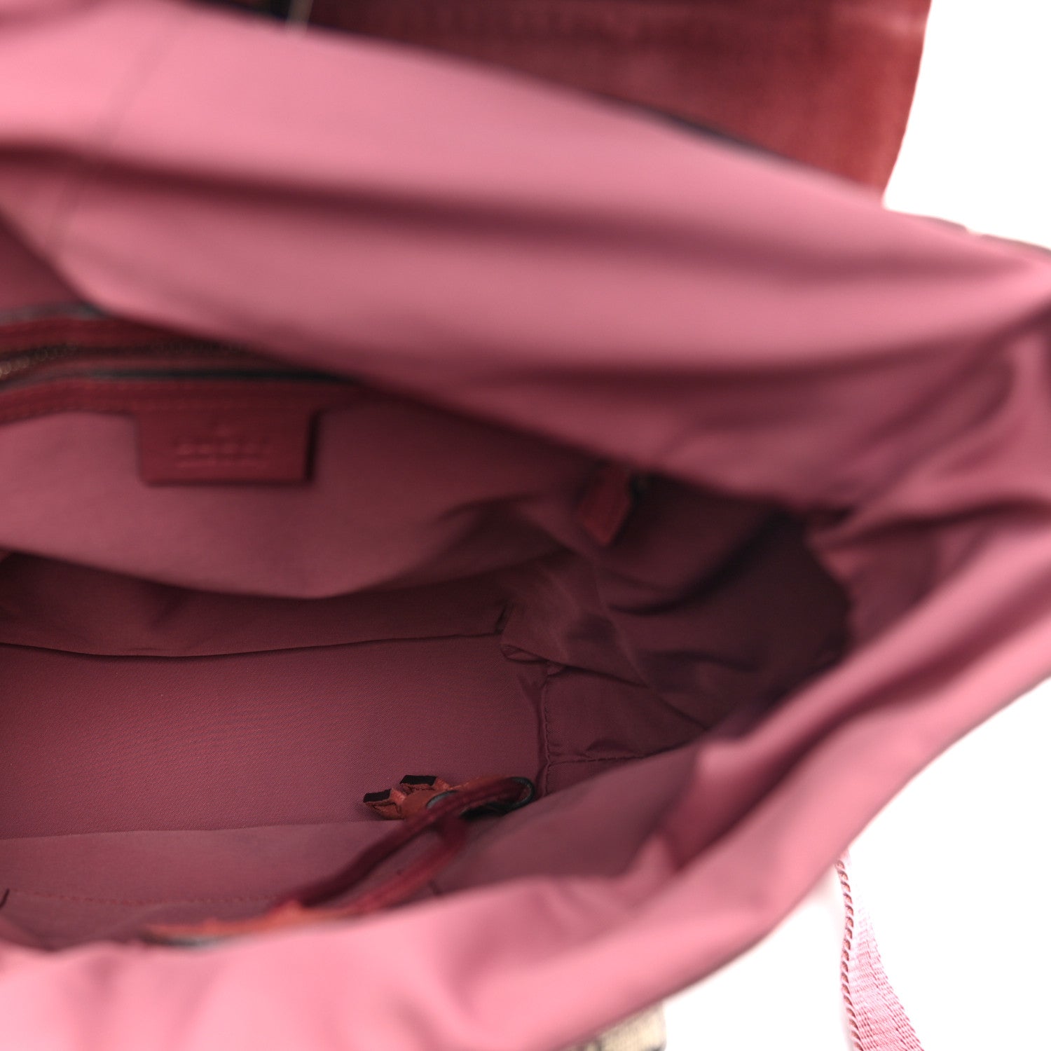 GG Supreme Monogram Blooms Small Single Buckle Backpack Beige Multicolor Dry Rose