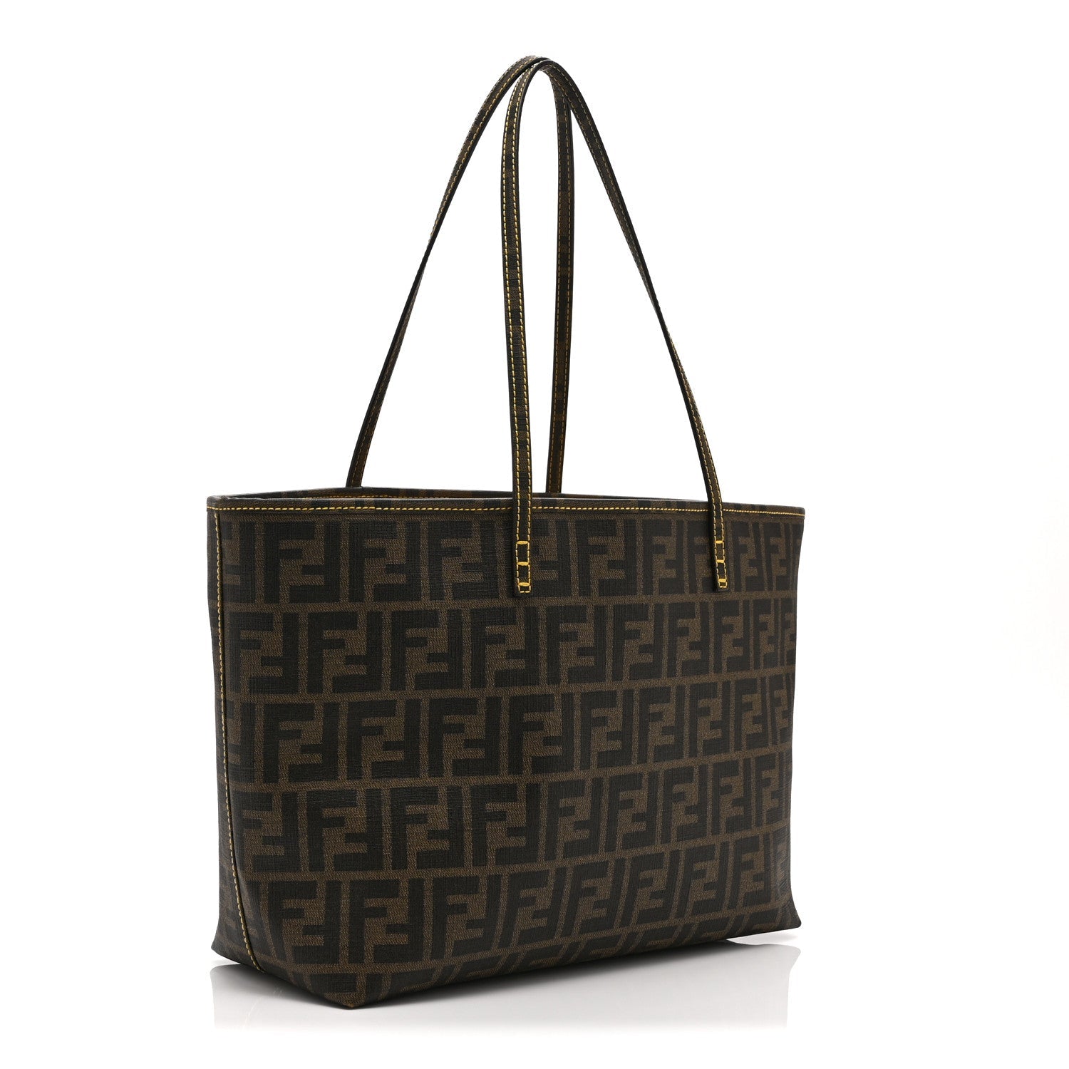 Zucca Spalmati Small Roll Tote Tobacco Yellow