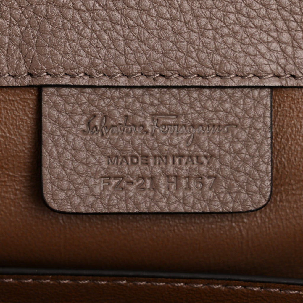 Calfskin Large Studio Bag Caraway Seed